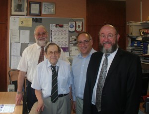 Phil Langer, Dr Sydney Baigel, Ray Cook and R Ephraim Mirvis