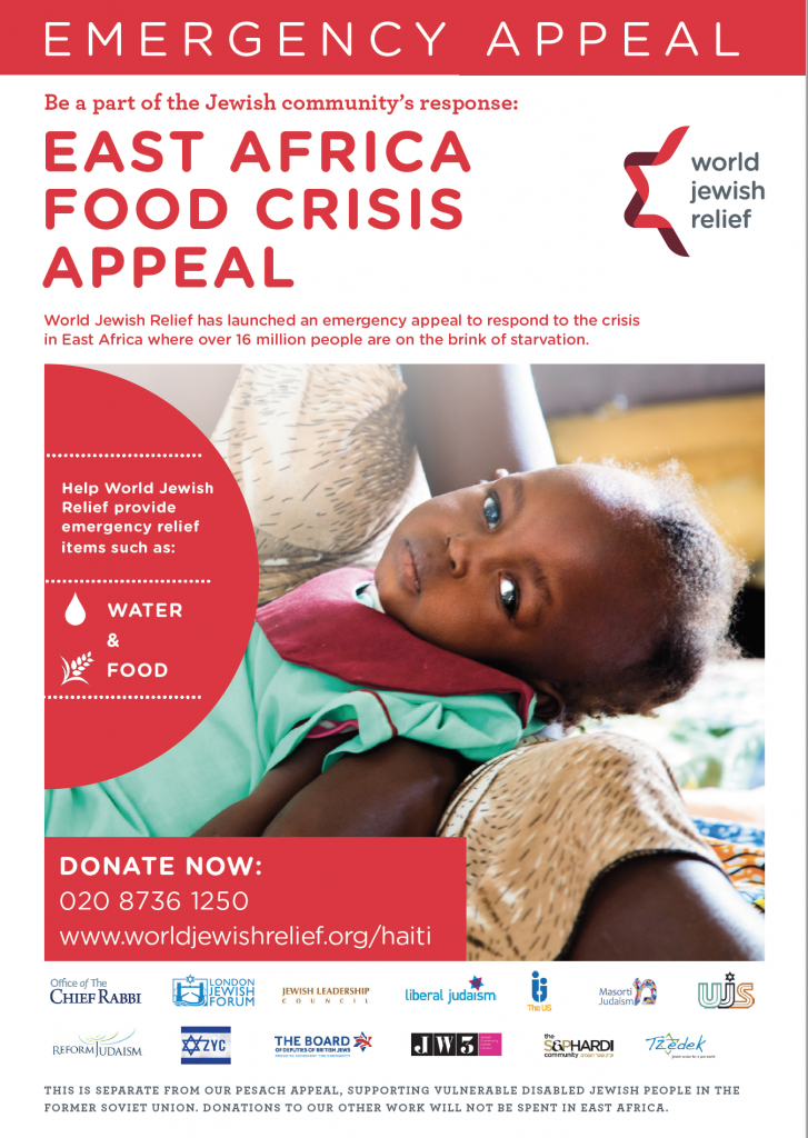 East Africa Crisis Appeal – World Jewish Relief – Jewish Manchester